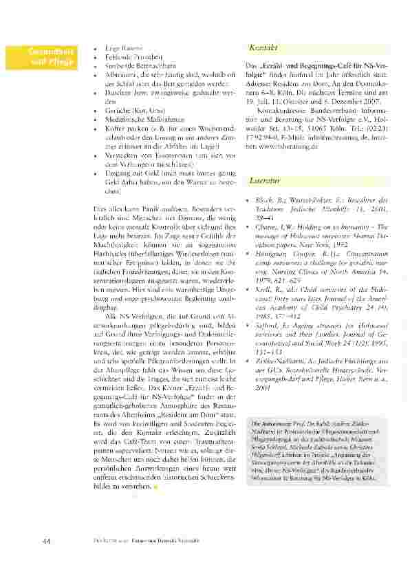 Vorschauseite 3: Zeitzeugenberichte: lebensnahe historische Informationen für die Altenpflege
