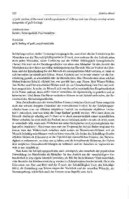 Vorschauseite 2: Über Schuld, Schuldbewusstsein und Schuldgefühl