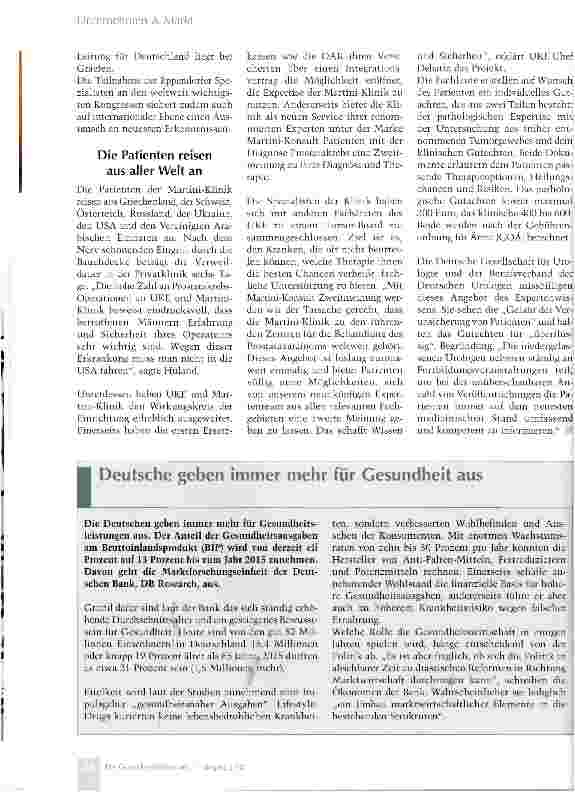 Vorschauseite 3: Spitzenmedizin wird zur Marke