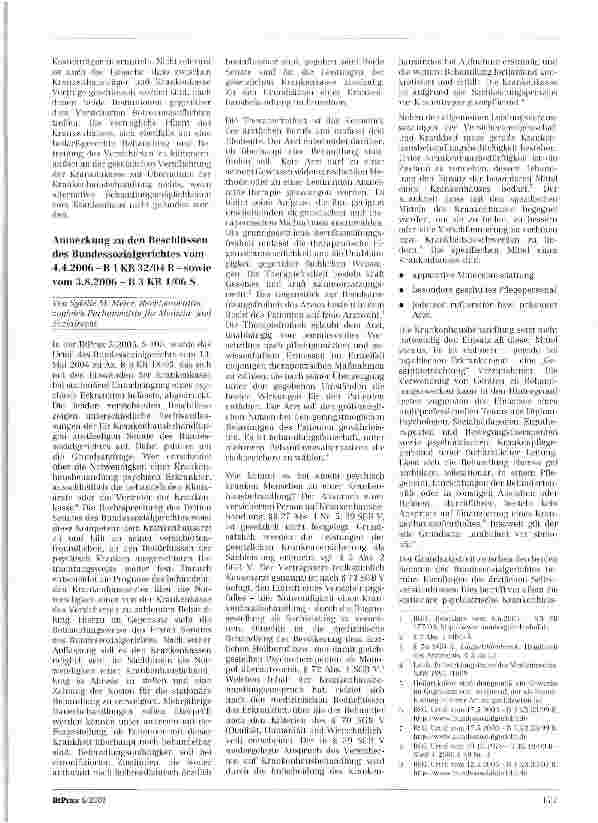 Vorschauseite 4: Nochmals zur Notwendigkeit einer Krankenhausbehandlung