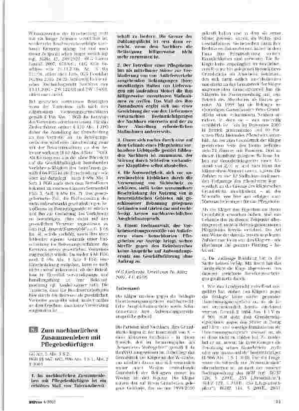 Vorschauseite 6: Nochmals zur Notwendigkeit einer Krankenhausbehandlung
