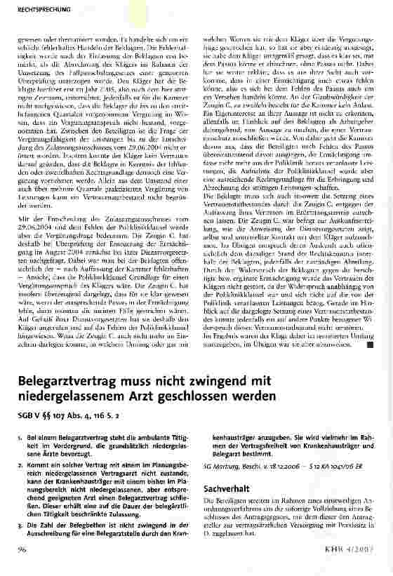Vorschauseite 5: Poliklinikvertrag