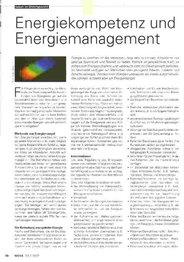 Vorschauseite 1: Energiekompetenz und Energiemanagement