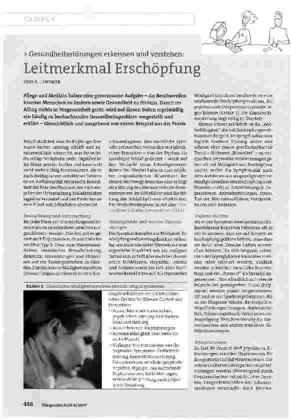 Vorschauseite 1: Leitmerkmal Erschöpfung