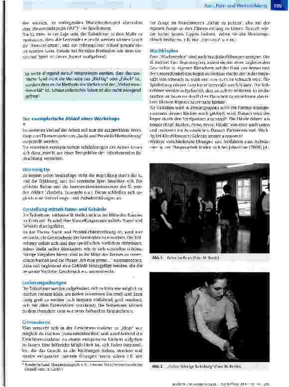 Vorschauseite 3: Das szenische Spiel in der Pflegebildung -eine konkrete Umsetzung