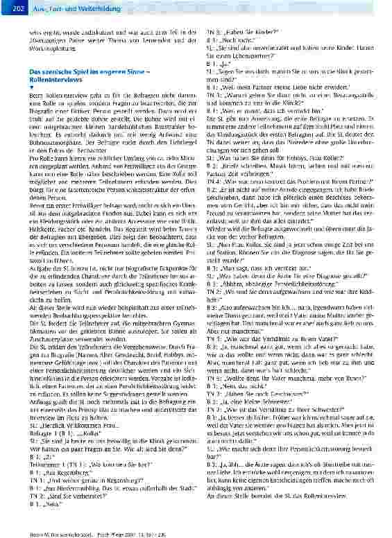 Vorschauseite 6: Das szenische Spiel in der Pflegebildung -eine konkrete Umsetzung