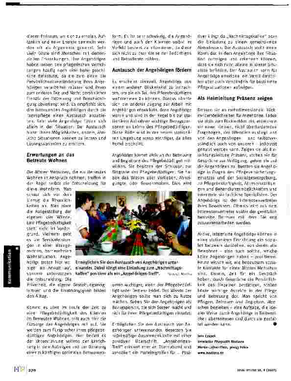 Vorschauseite 3: Angehörige haben den Schlüssel zur Biografie