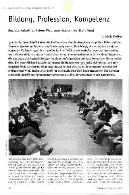 Vorschauseite 1: Bildung, Profession, Kompetenz