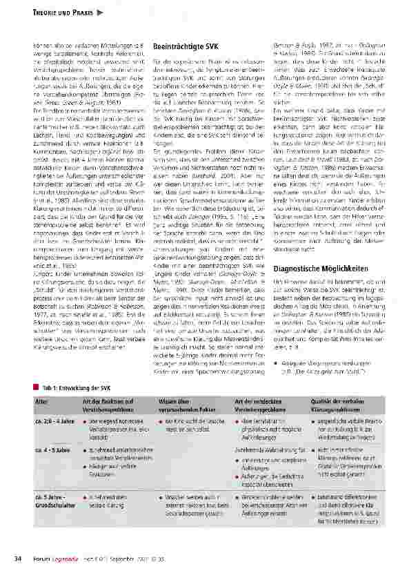 Vorschauseite 3: Sprachverstehenskontrolle -Ein wichtiger Ansatzpunkt in der Therapievon Sprachverstehensstörungen
