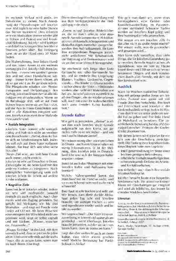 Vorschauseite 6: Joicelyn - ein Mädchen mit tuberkulöser Meningitis