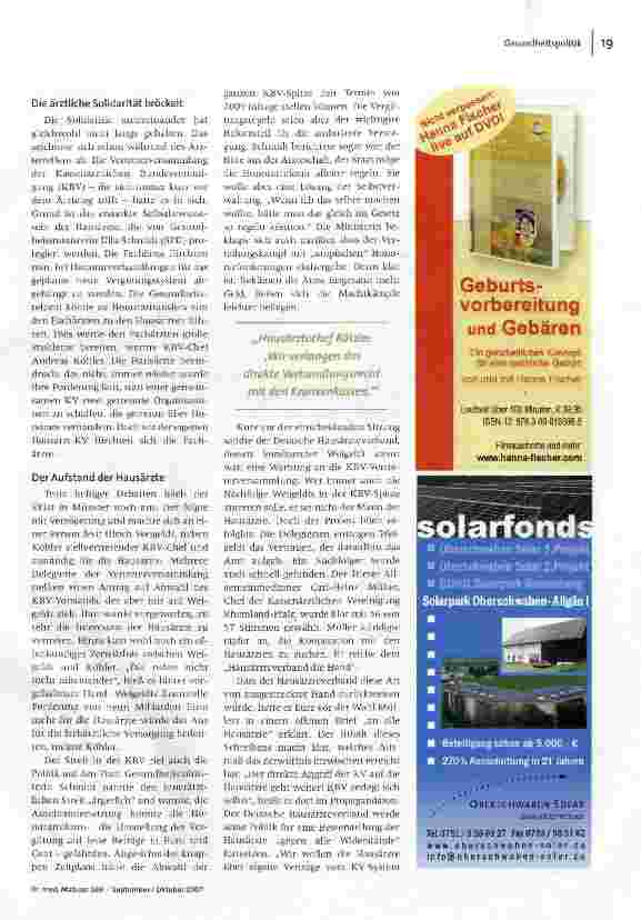 Vorschauseite 2: Schluss mit der Solidarität