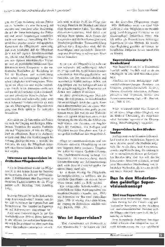 Vorschauseite 2: Lernen in den Gesundheitsberufen durch Supervision?
