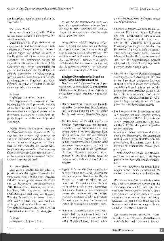 Vorschauseite 6: Lernen in den Gesundheitsberufen durch Supervision?