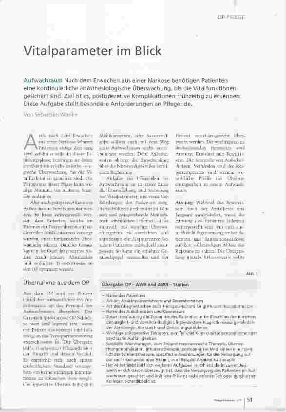 Vorschauseite 2: Vitalparameter im Blick