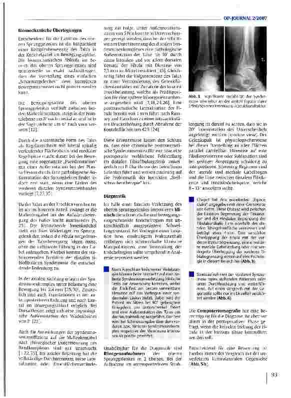 Vorschauseite 4: Syndesmosenverletzungen
