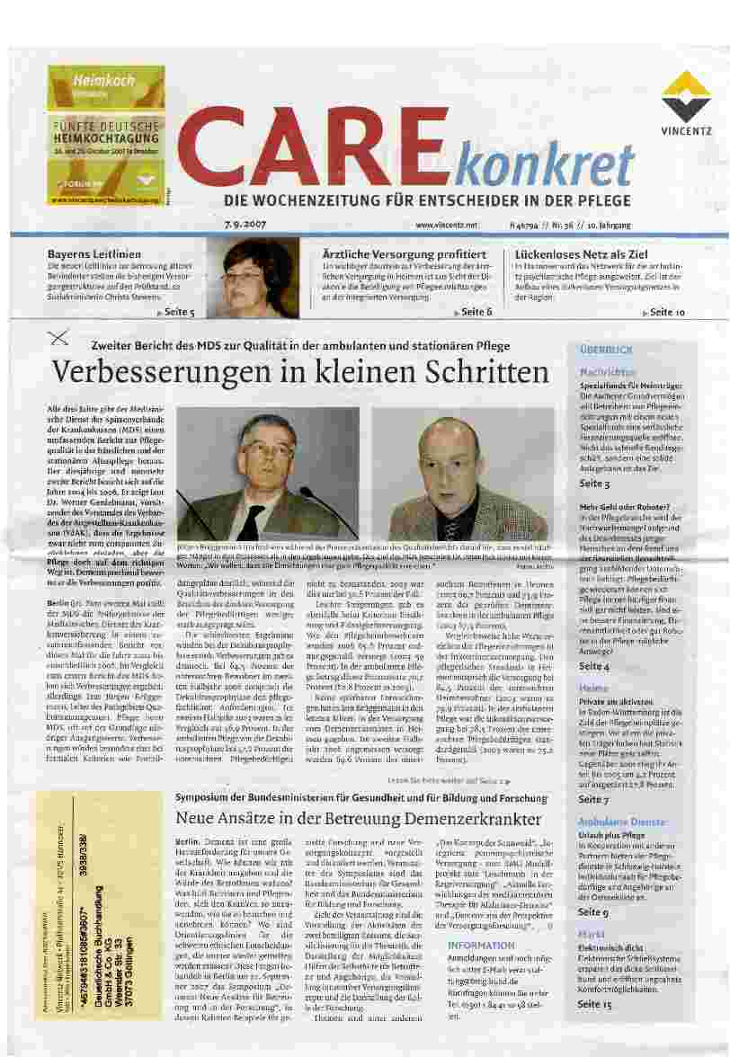 Vorschauseite 1: Verbesserungen in kleinen Schritten