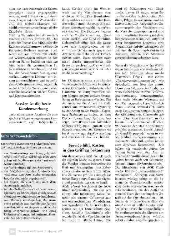 Vorschauseite 2: Bei Anruf Hilfe