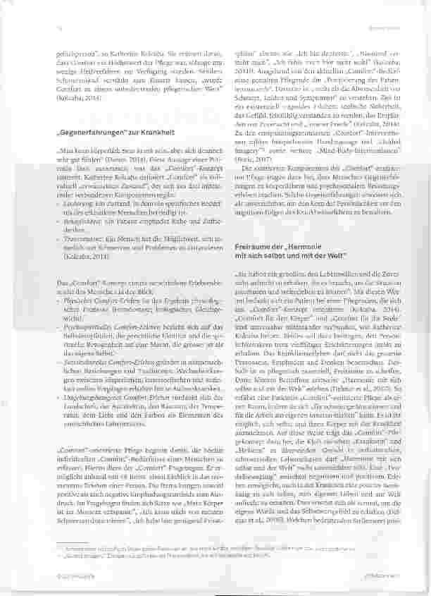 Vorschauseite 2: „Comfort“ ein Höchstwert der Pflege