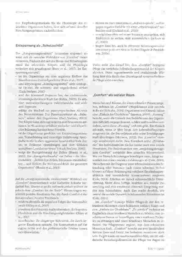 Vorschauseite 3: „Comfort“ ein Höchstwert der Pflege