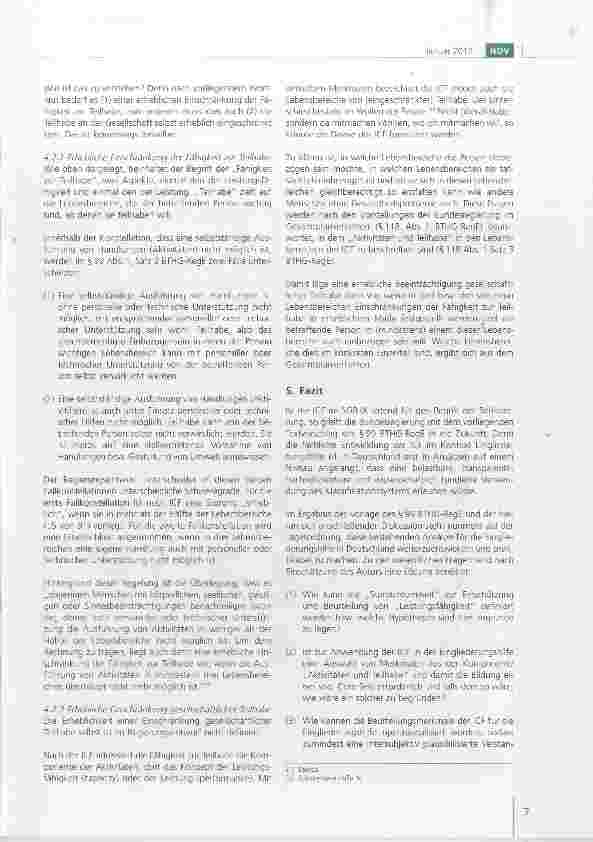 Vorschauseite 6: Der neue Behinderungsbegriff des Bundesteilhabegesetzes (Regierungsentwurf)*
