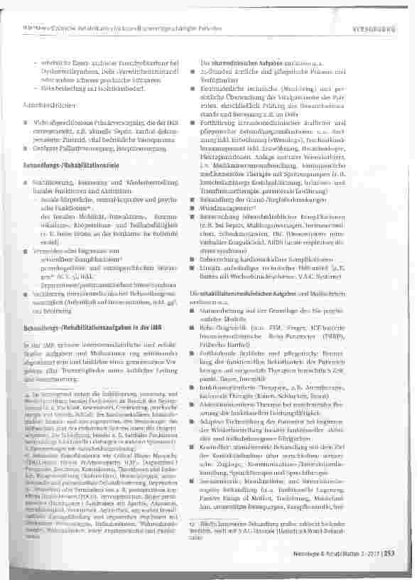 Vorschauseite 5: Intensivmedizinische Rehabilitation funktionell schwerstgeschädigter Patienten missing link zwischen Intensivmedizin und Rehabilitation