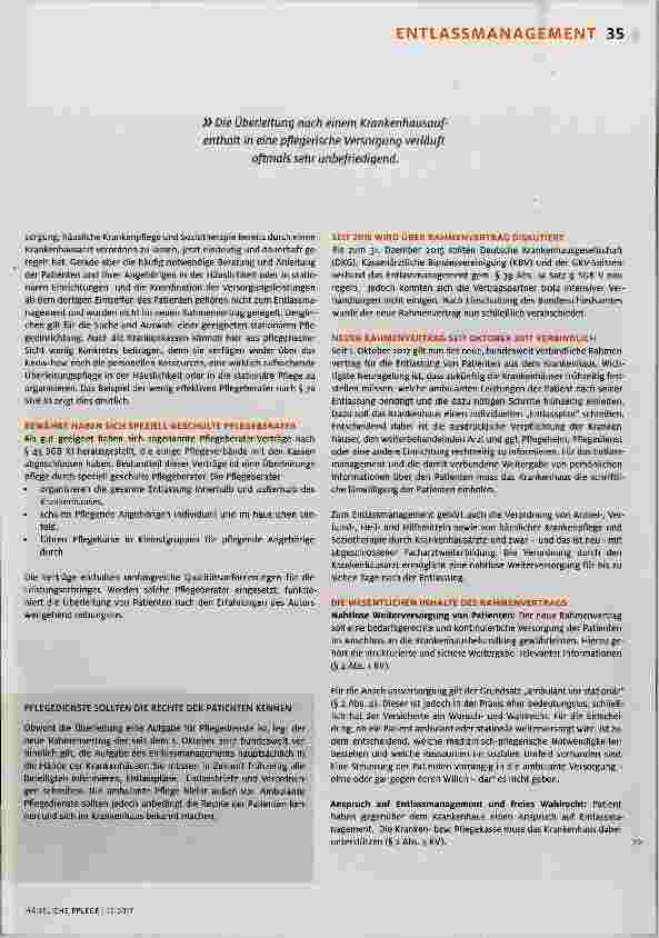 Vorschauseite 2: Leider ohne Pflegedienste