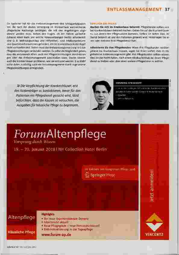 Vorschauseite 4: Leider ohne Pflegedienste