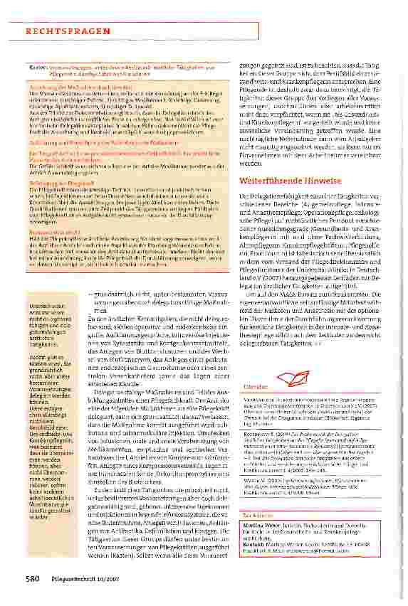 Vorschauseite 2: Weisung kann unverbindlich sein
