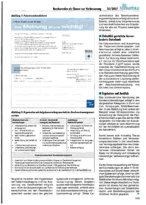 Vorschauseite 2: Beschwerden als Chance zur Verbesserung