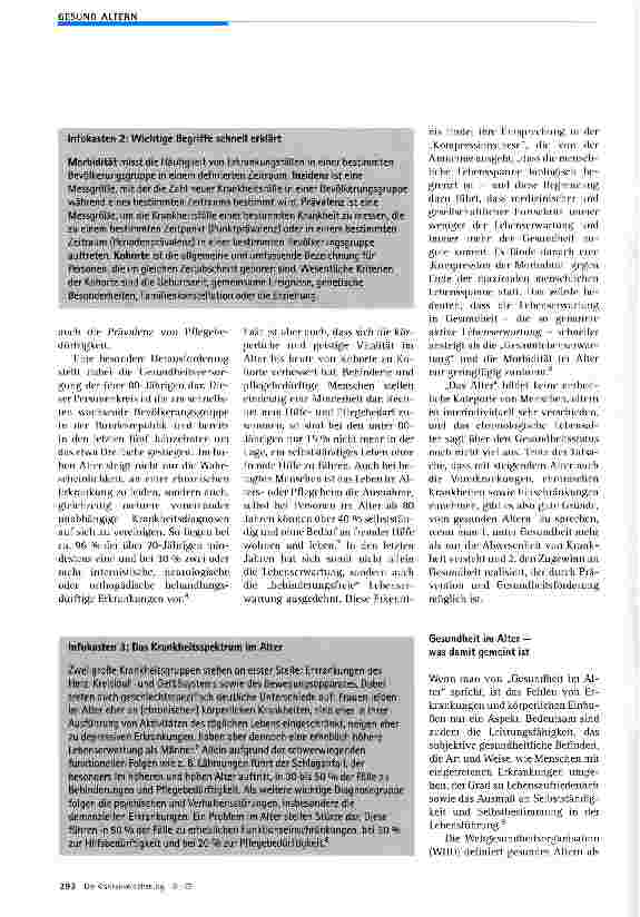 Vorschauseite 2: Gesund Altern: Vom Umgang mit dem Alterungsprozess