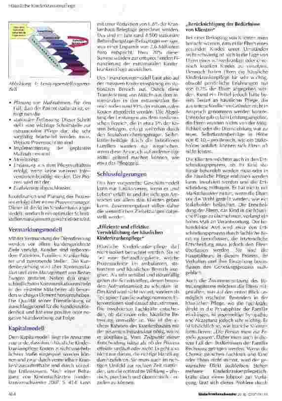 Vorschauseite 3: Unternehmenskonzept zur Umsetzung von Hauskrankenpflege für Kinder und Jugendliche in Tirol