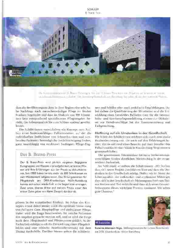 Vorschauseite 2: Palliativstation als Vision