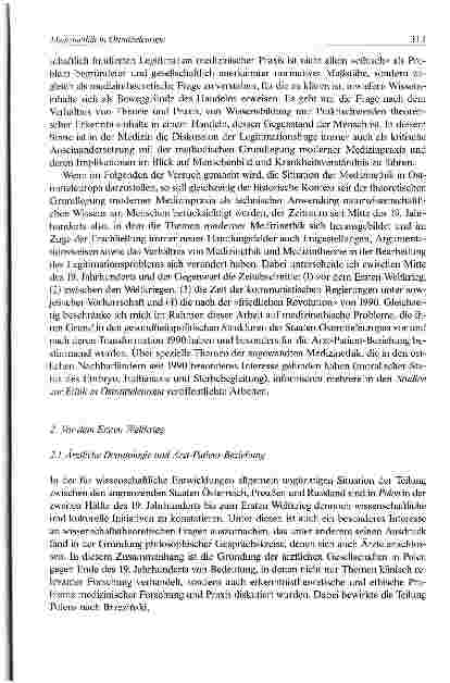 Vorschauseite 3: Medizinethik in Ostmitteleuropa