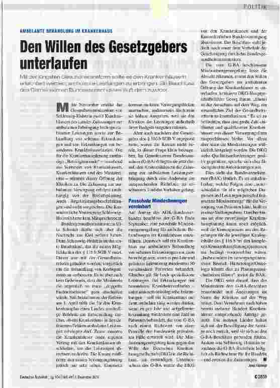 Vorschauseite 1: Den Willen des Gesetzgebers unterlaufen