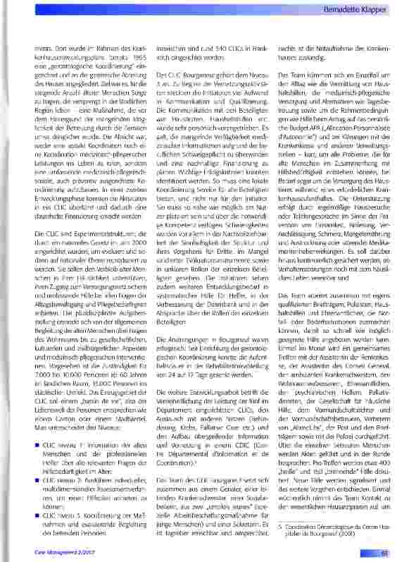 Vorschauseite 2: Case Management-Beratung auf dem Prüfstand