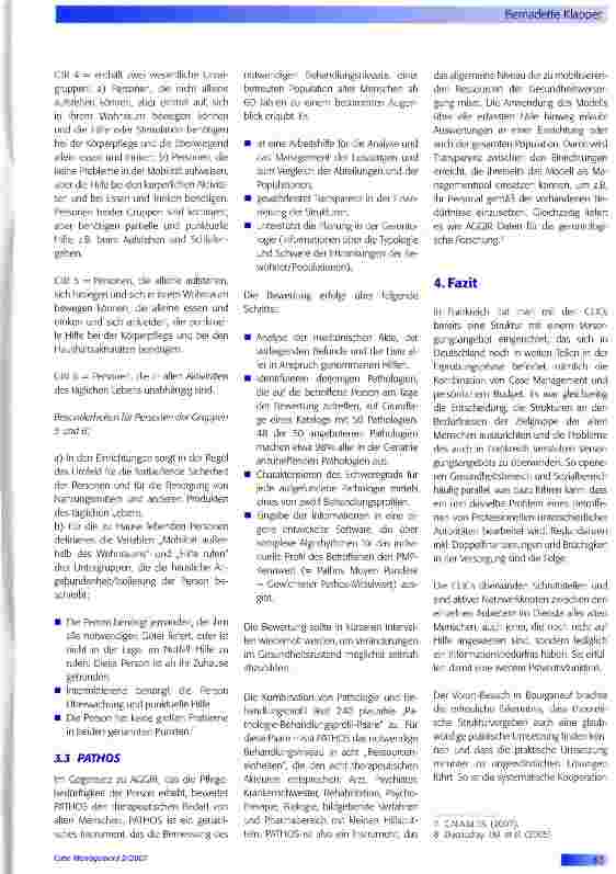 Vorschauseite 4: Case Management-Beratung auf dem Prüfstand