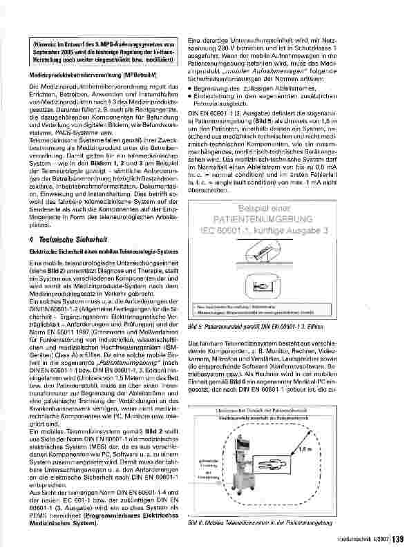 Vorschauseite 4: Teleneurologie und MPG Sicherheitsstandards