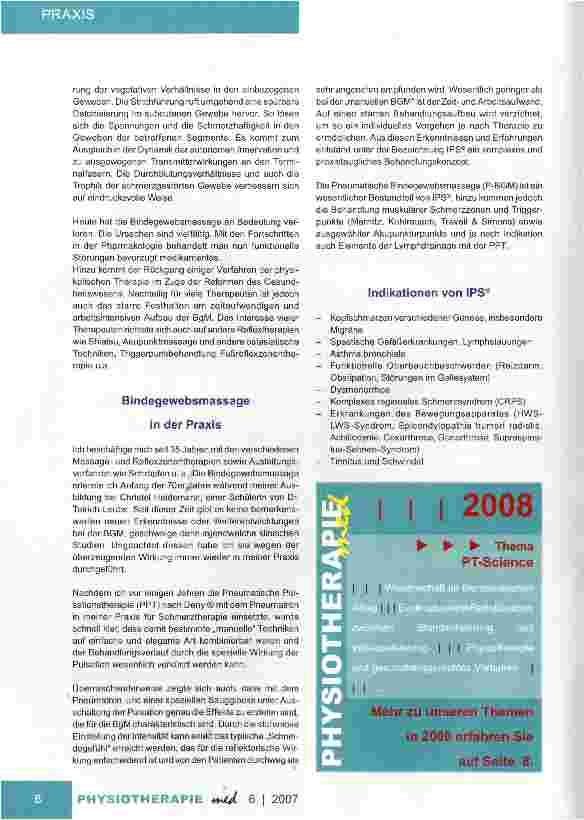 Vorschauseite 2: Integrative Pneumatische Schmerzzonenund Bindegewebsmassage
