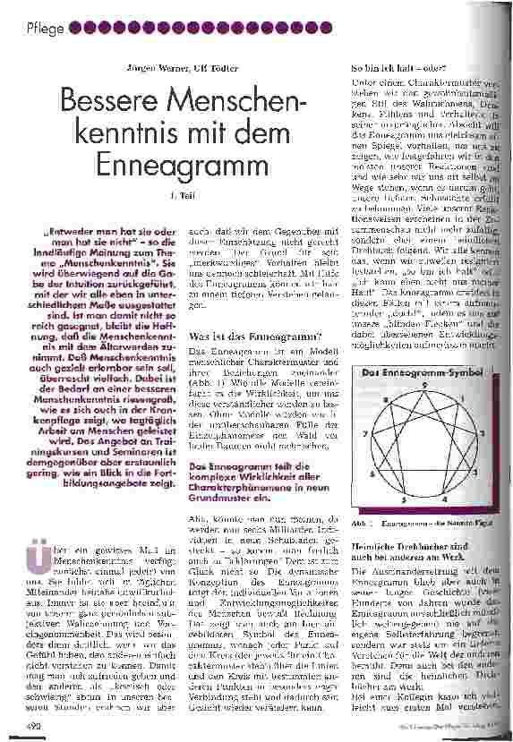 Vorschauseite 1: Bessere Menschenkenntnis mit dem Enneagramm 1. Teil