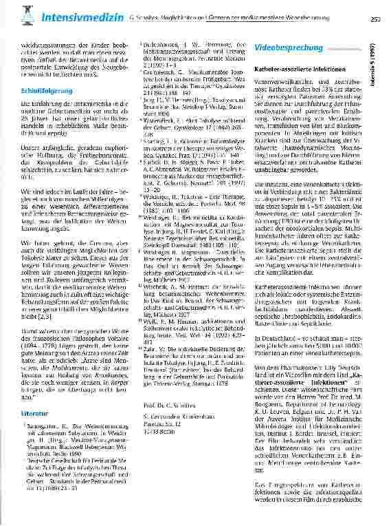 Vorschauseite 4: Möglichkeiten und Grenzen der medikamentösen Wehenhemmung - aktueller Stand