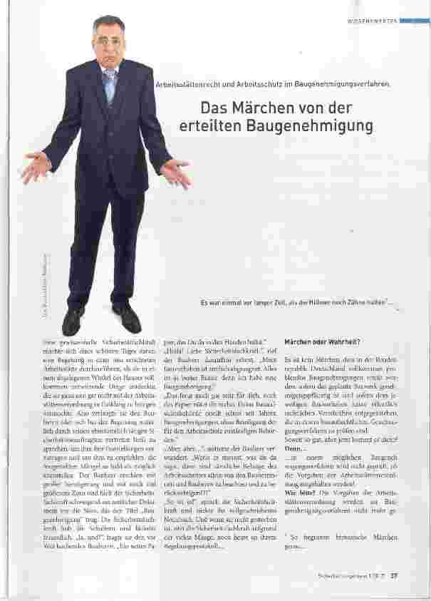 Vorschauseite 1: Das Märchen von der erteilten Baugenehmigung