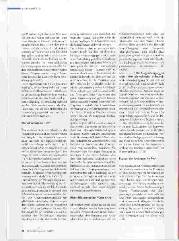 Vorschauseite 2: Das Märchen von der erteilten Baugenehmigung