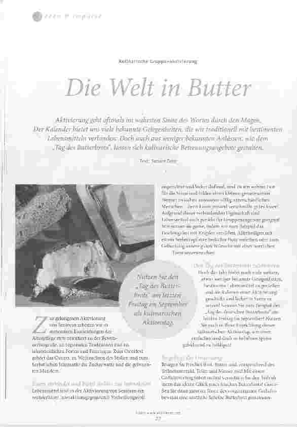 Vorschauseite 1: Die Welt in Butter