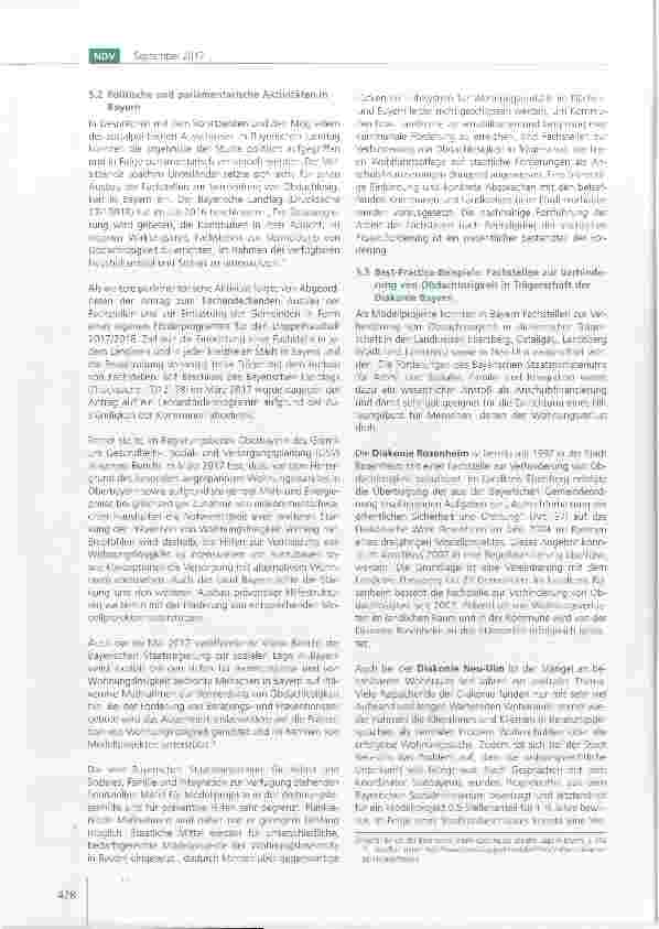 Vorschauseite 5: Fachstellen zur Verhinderung von Wohnungslosigkeit; effektiv, effizient und eng kooperierend
