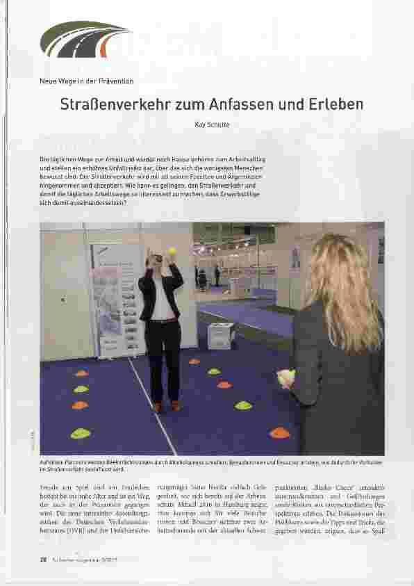Vorschauseite 1: Straßenverkehr zum Anfassen und Erleben