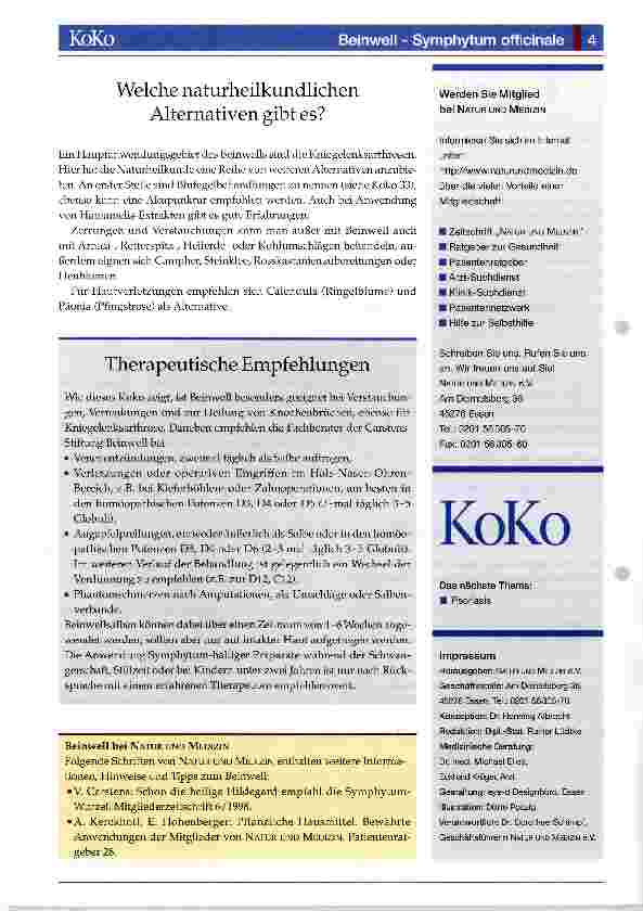 Vorschauseite 4: Beinwell - Symphytum officinale