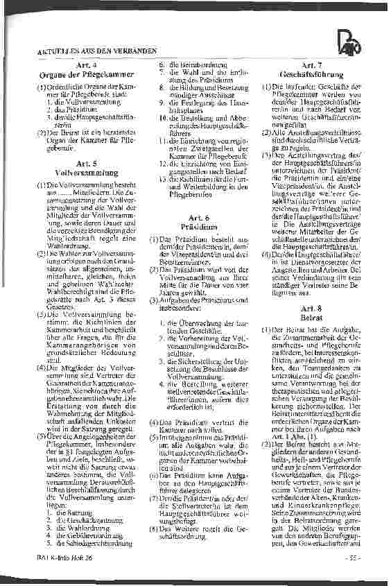 Vorschauseite 4: Bayerisches Pflegekammergesetz SPD Landesverband Bayern