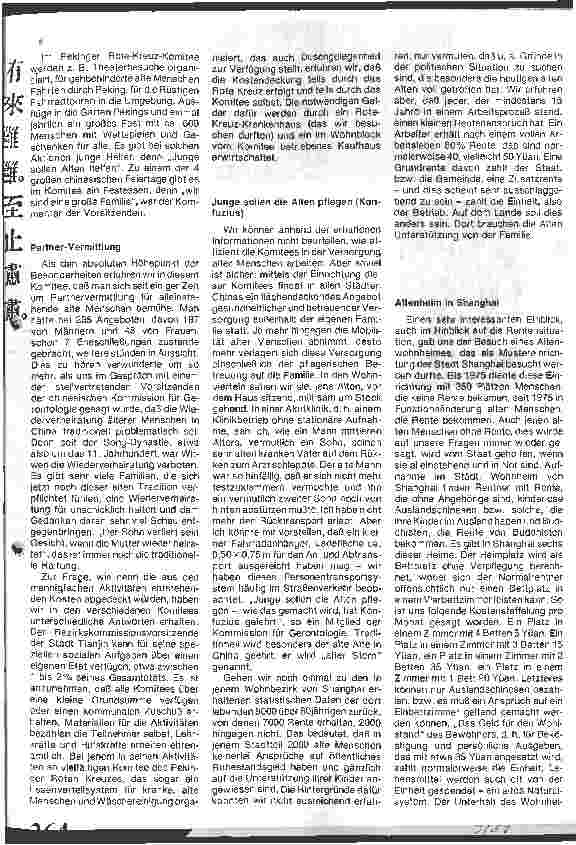 Vorschauseite 3: Altenpflege - Altenpolitik in der Volksrepublik China Resümee einer Fachstudienreise