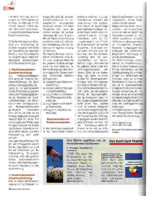 Vorschauseite 3: Kunden, Kosten, Qualität Eine Analyse/1. Teil
