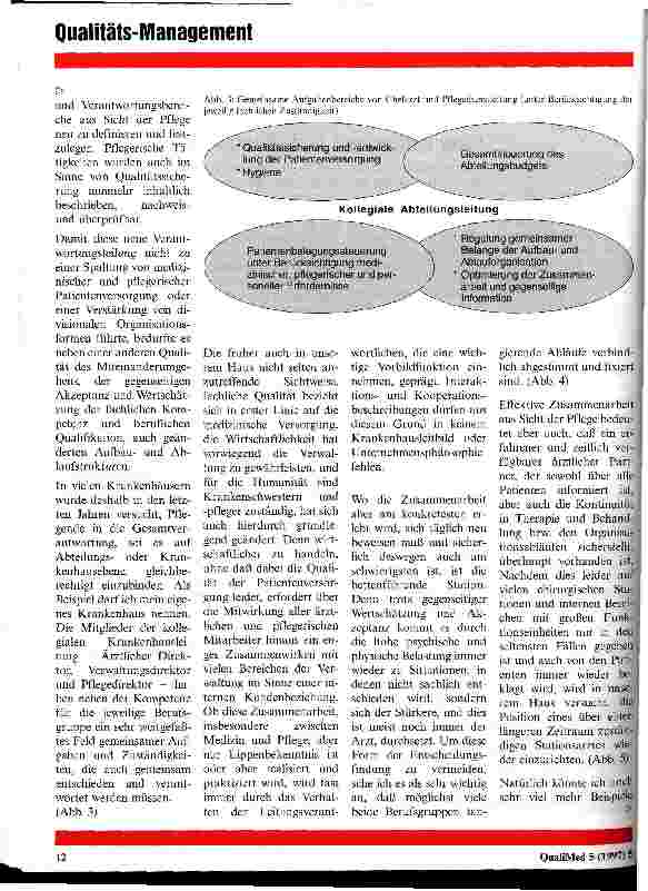 Vorschauseite 2: Pflege und Ärzteschaft: Partner in der Realität?